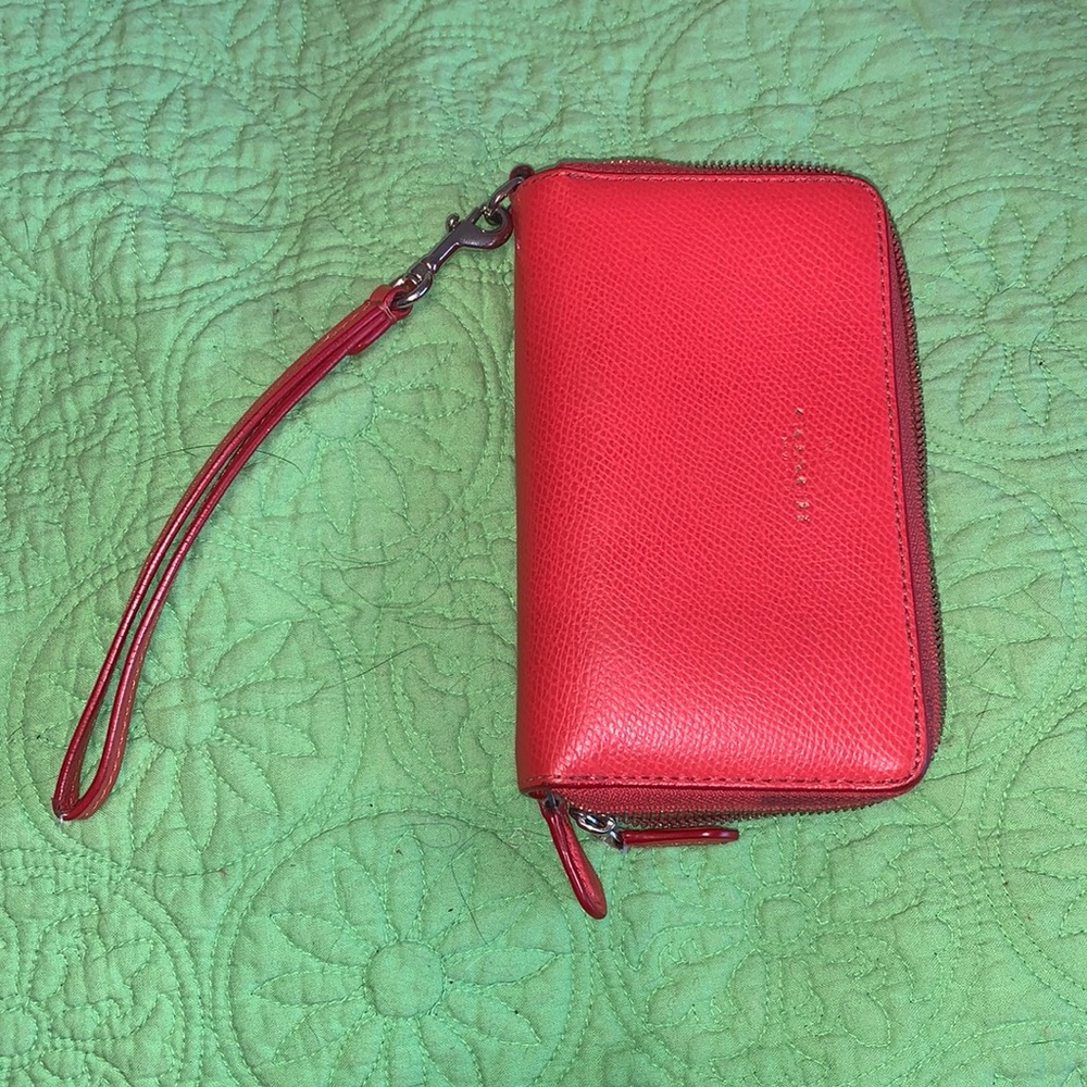 Pink/Red coach wallet